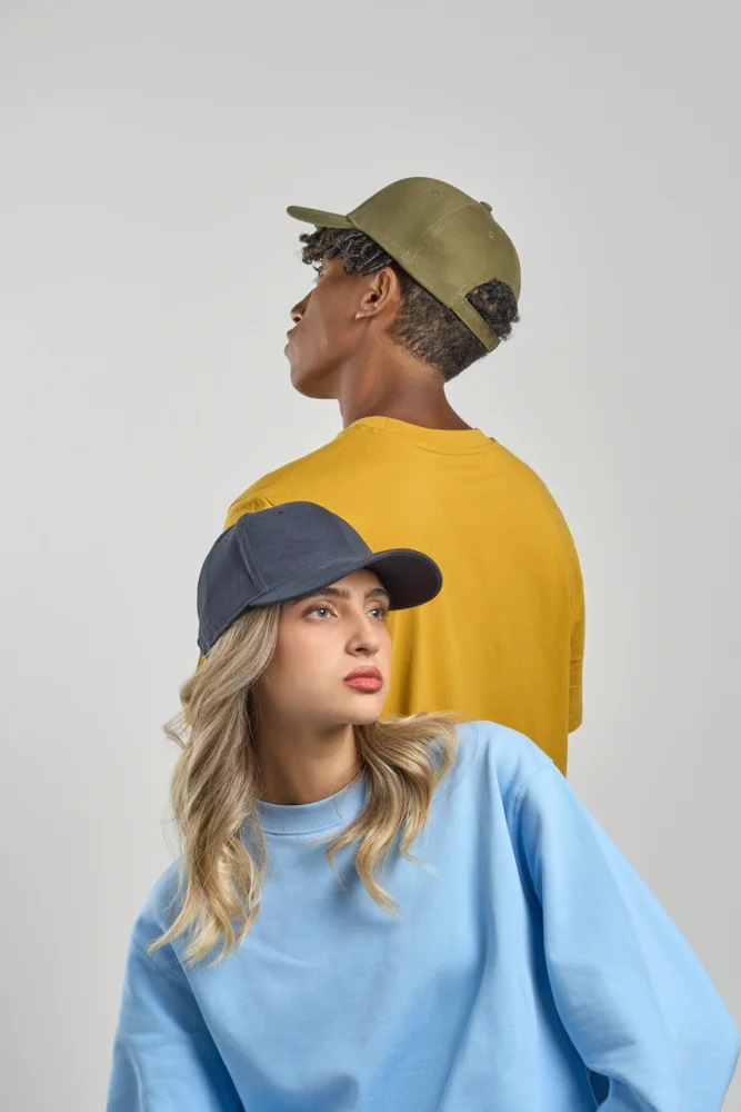 Schwere gebürstete 6 Panel Baumwoll Twill Kappe