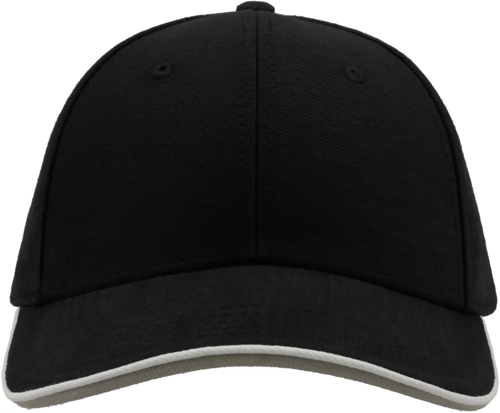 Heavy Brushed 6 Panel Sandwich Cap