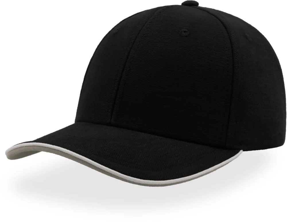 Heavy Brushed 6 Panel Sandwich Cap