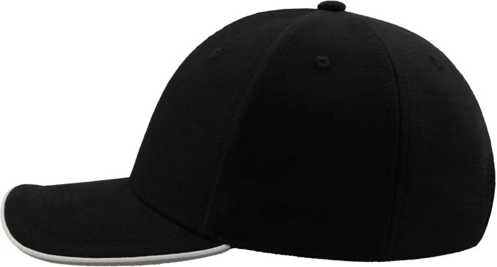 Heavy Brushed 6 Panel Sandwich Cap