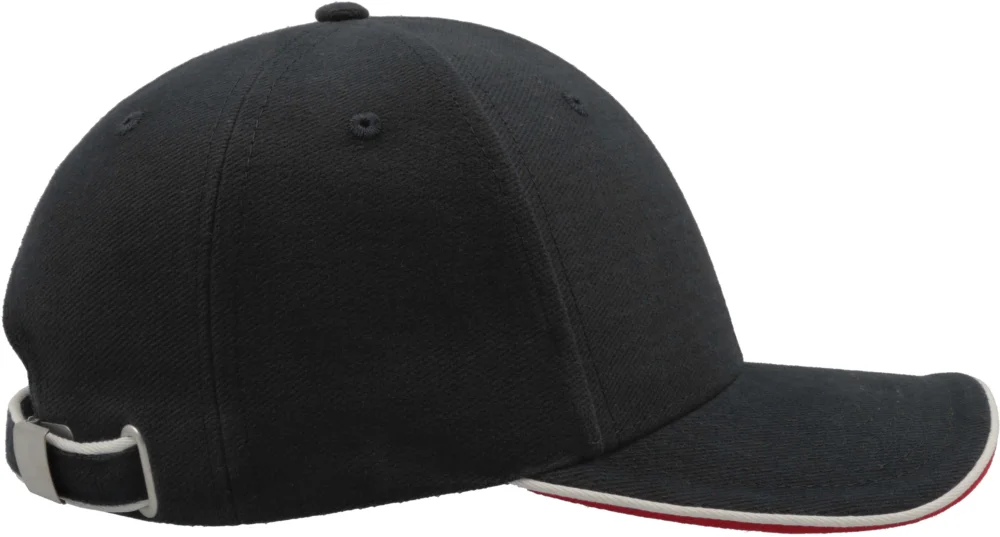 Heavy Brushed 6 Panel Sandwich Cap