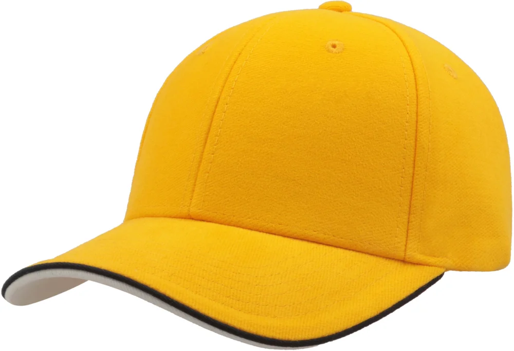 Heavy Brushed 6 Panel Sandwich Cap