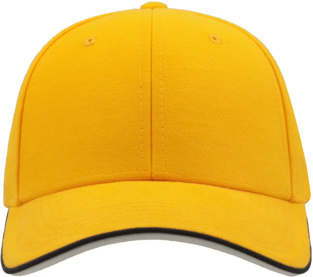 Heavy Brushed 6 Panel Sandwich Cap