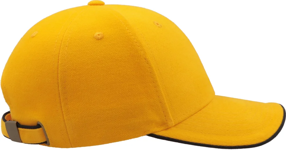 Heavy Brushed 6 Panel Sandwich Cap