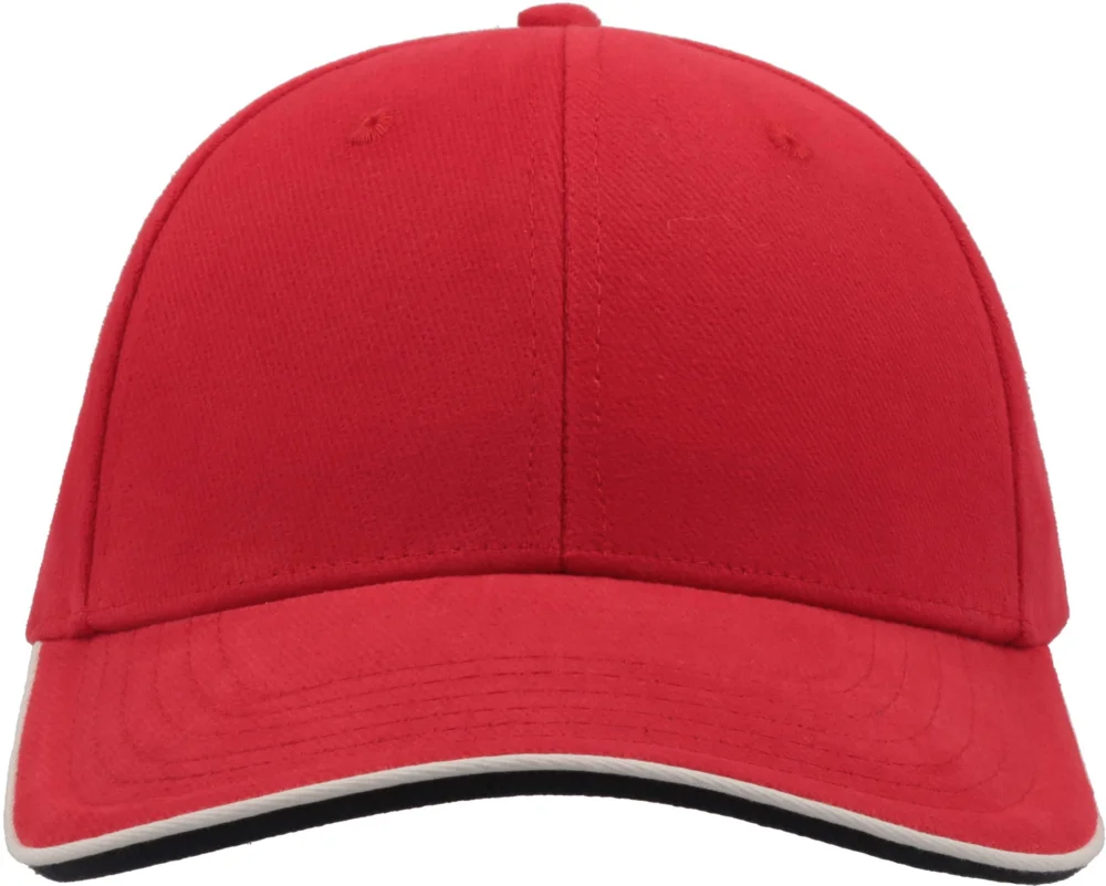 Heavy Brushed 6 Panel Sandwich Cap