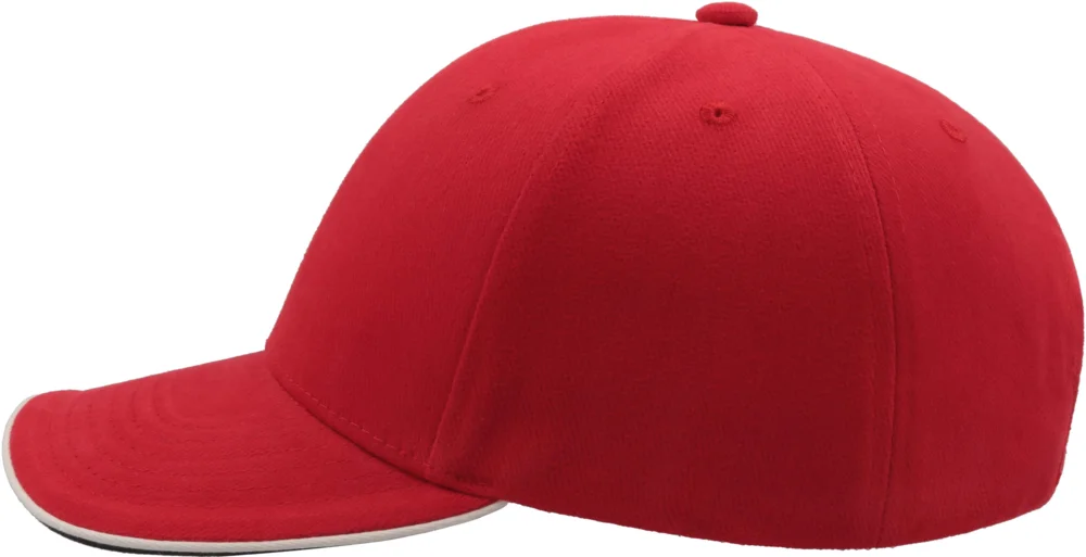Heavy Brushed 6 Panel Sandwich Cap