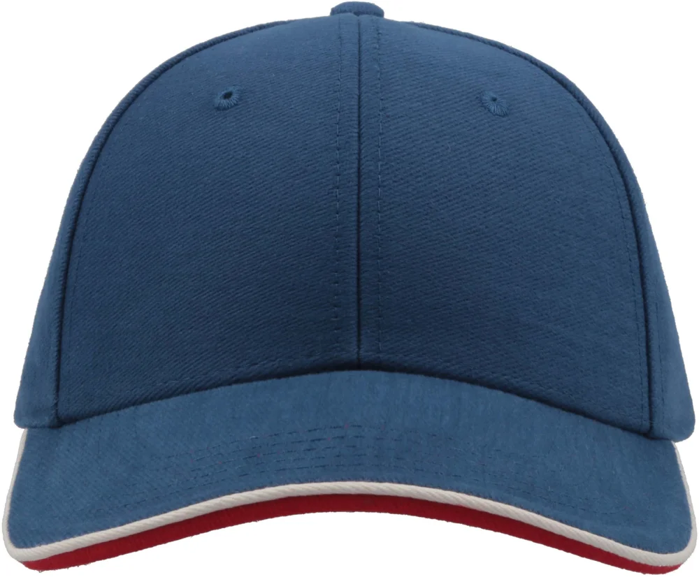 Heavy Brushed 6 Panel Sandwich Cap
