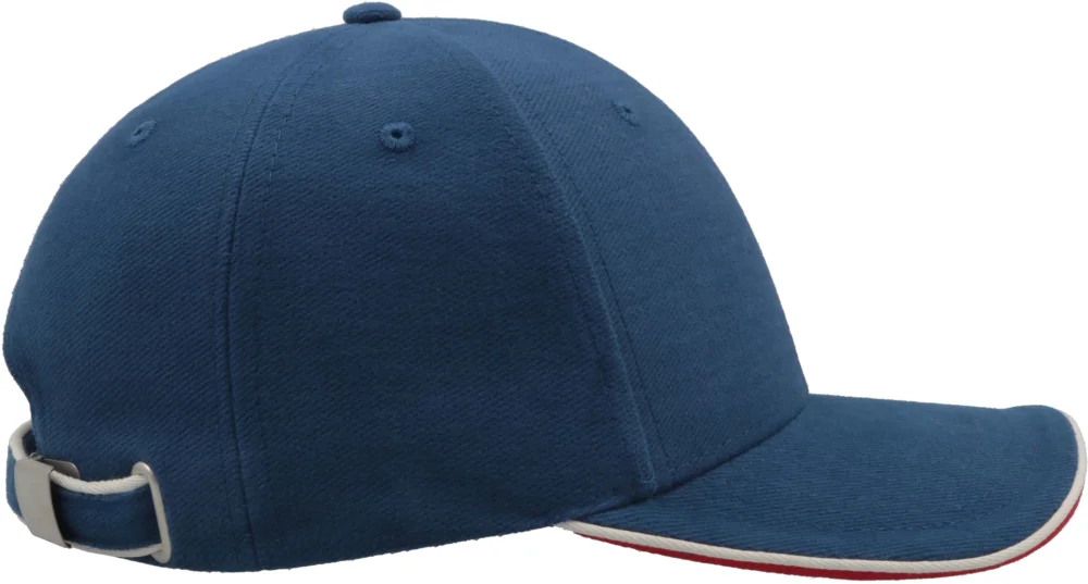 Heavy Brushed 6 Panel Sandwich Cap