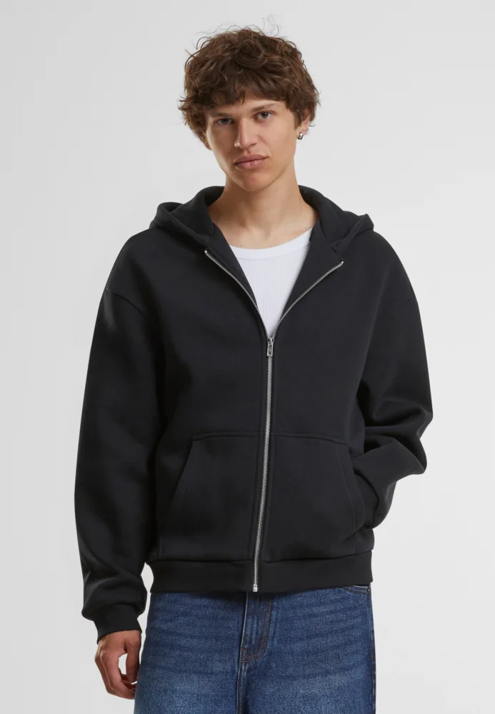 Schwere Herren Kapuzen Sweatjacke "Fluffy"