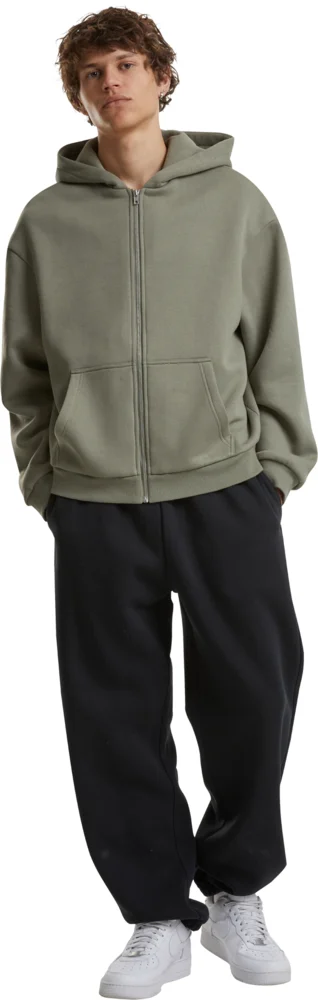 Schwere Herren Kapuzen Sweatjacke "Fluffy"