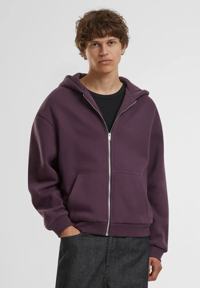 Schwere Herren Kapuzen Sweatjacke "Fluffy"