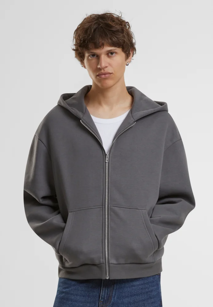 Schwere Herren Kapuzen Sweatjacke "Fluffy"