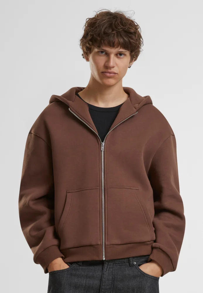 Schwere Herren Kapuzen Sweatjacke "Fluffy"