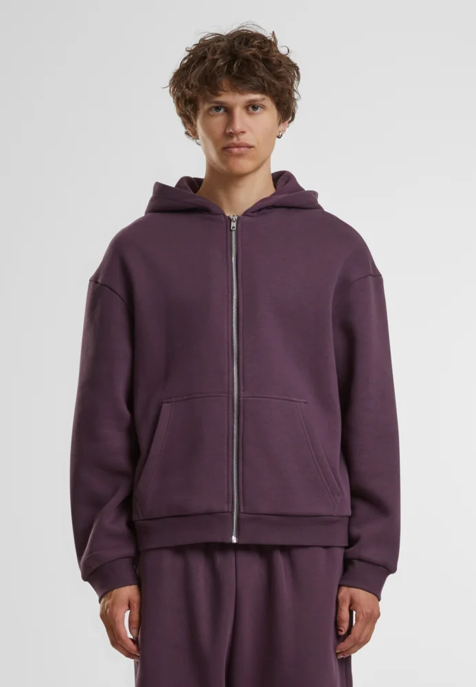 Schwere Herren Kapuzen Sweatjacke "Fluffy"