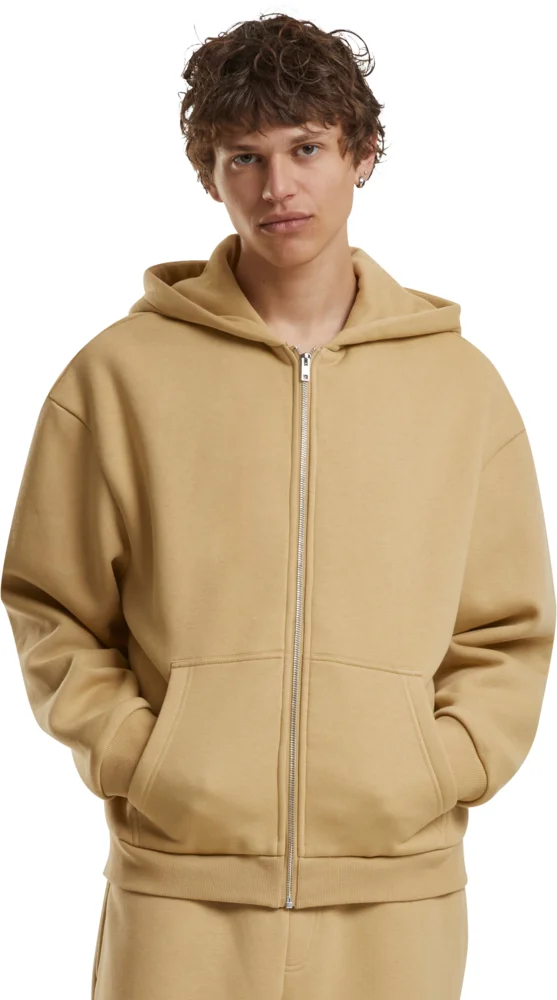 Schwere Herren Kapuzen Sweatjacke "Fluffy"