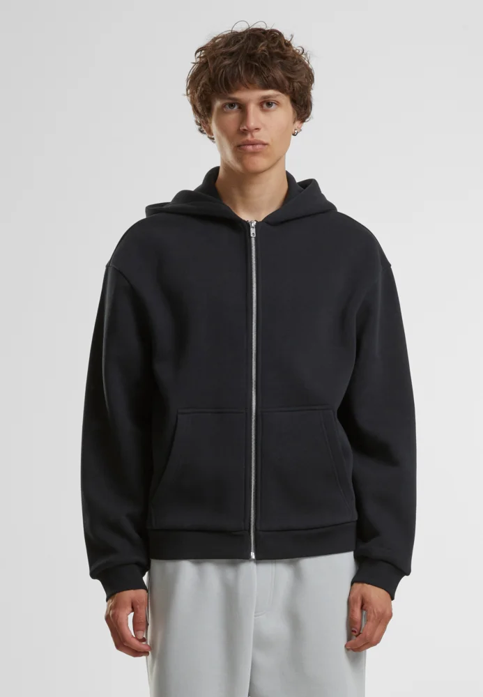 Schwere Herren Kapuzen Sweatjacke "Fluffy"