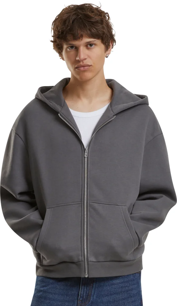 Schwere Herren Kapuzen Sweatjacke "Fluffy"