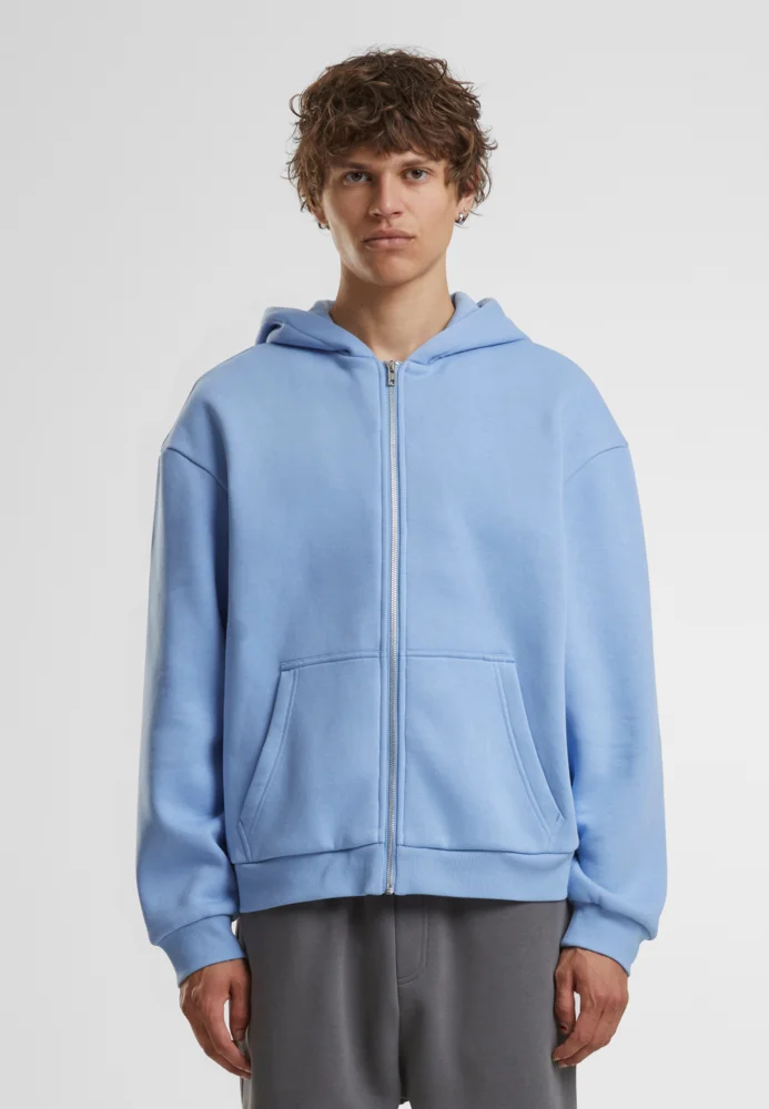 Schwere Herren Kapuzen Sweatjacke "Fluffy"