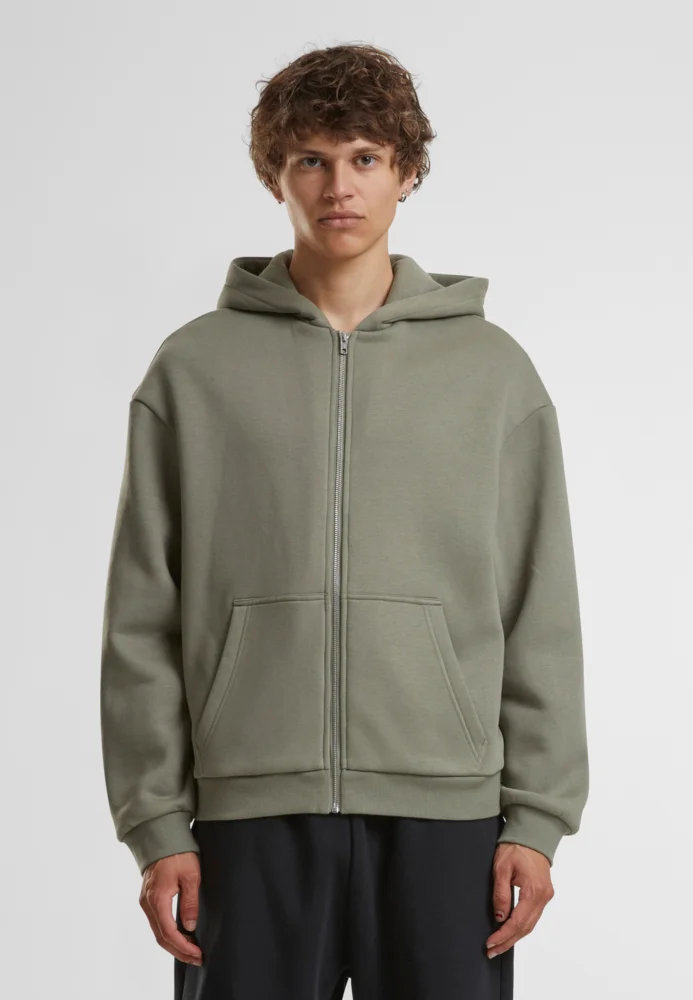 Schwere Herren Kapuzen Sweatjacke "Fluffy"