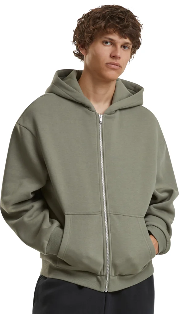 Schwere Herren Kapuzen Sweatjacke "Fluffy"