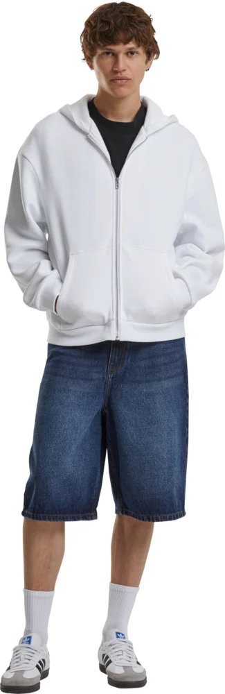 Schwere Herren Kapuzen Sweatjacke "Fluffy"