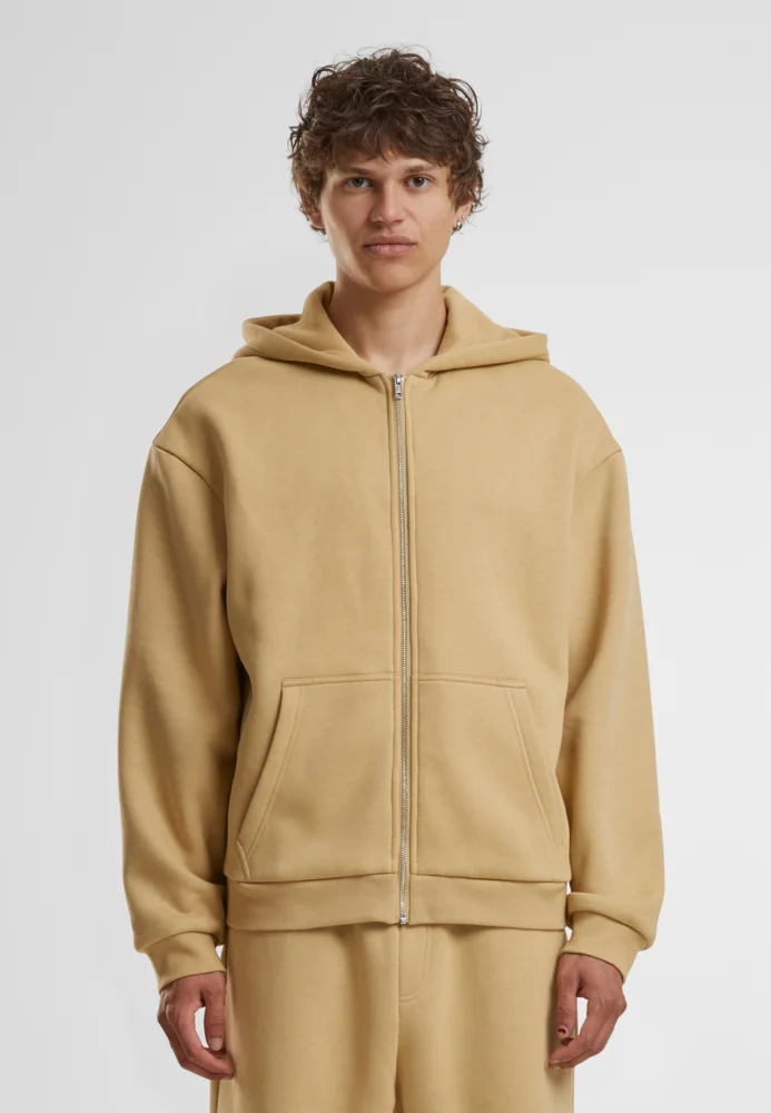 Schwere Herren Kapuzen Sweatjacke "Fluffy"