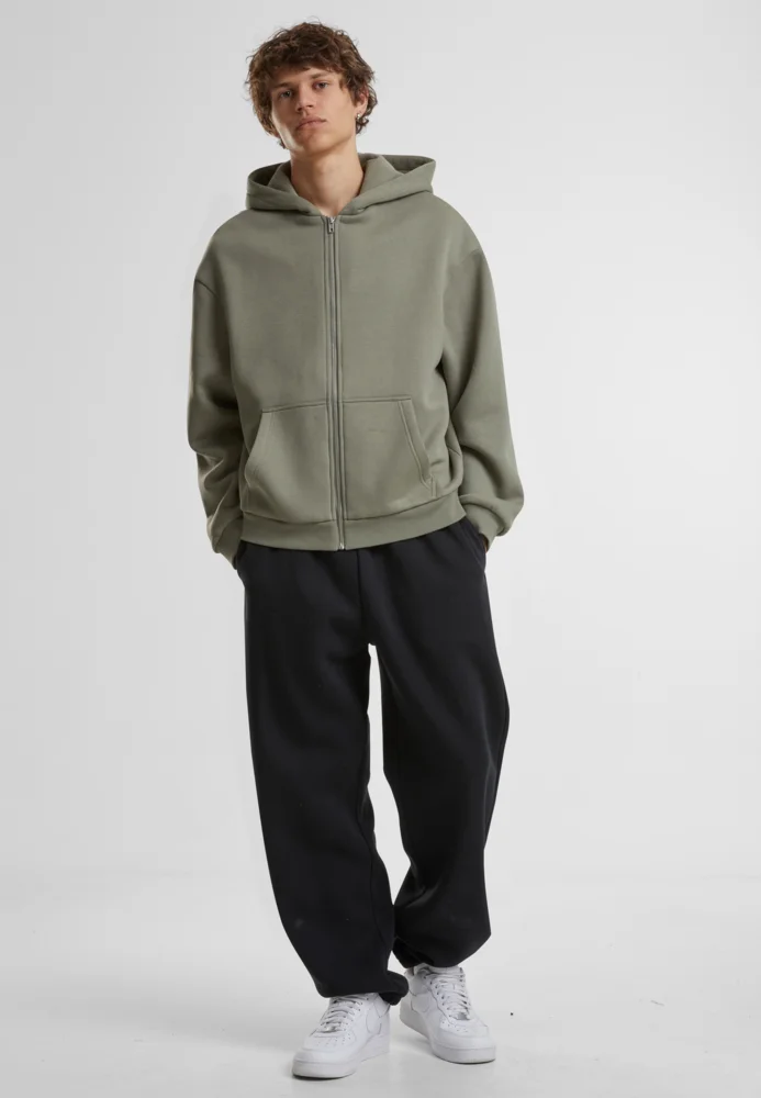 Schwere Herren Kapuzen Sweatjacke "Fluffy"