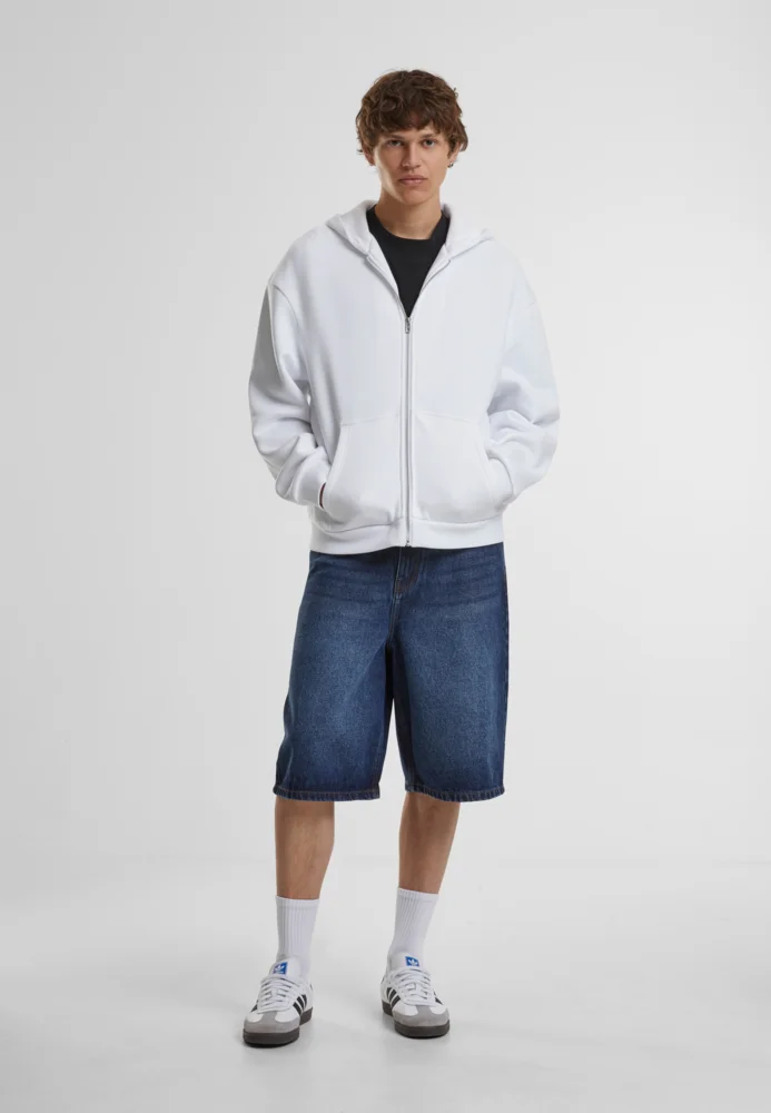 Schwere Herren Kapuzen Sweatjacke "Fluffy"