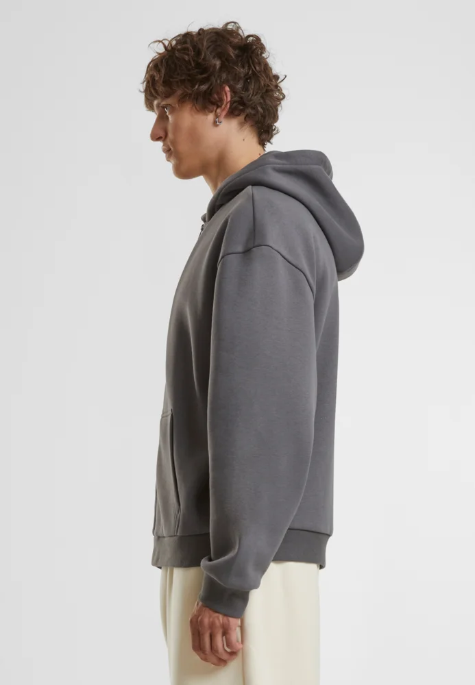 Schwere Herren Kapuzen Sweatjacke "Fluffy"