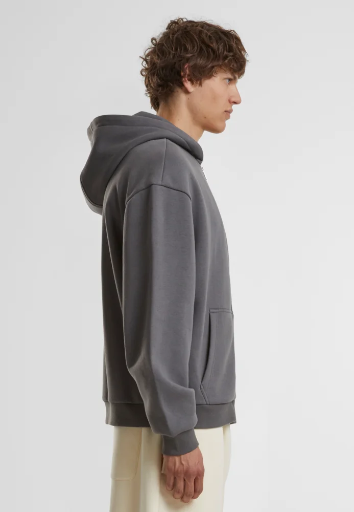 Schwere Herren Kapuzen Sweatjacke "Fluffy"