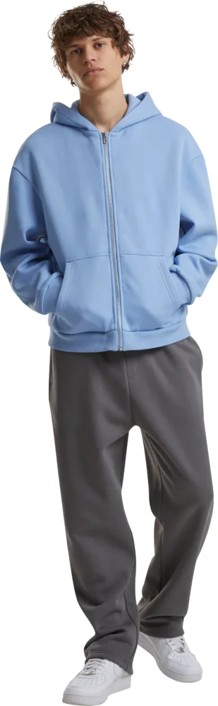 Schwere Herren Kapuzen Sweatjacke "Fluffy"