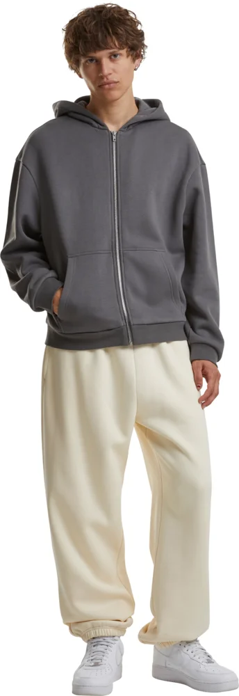 Schwere Herren Kapuzen Sweatjacke "Fluffy"