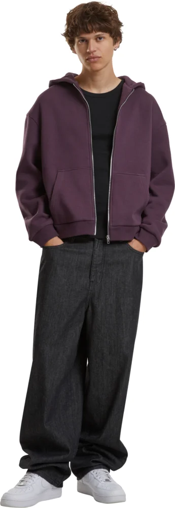 Schwere Herren Kapuzen Sweatjacke "Fluffy"