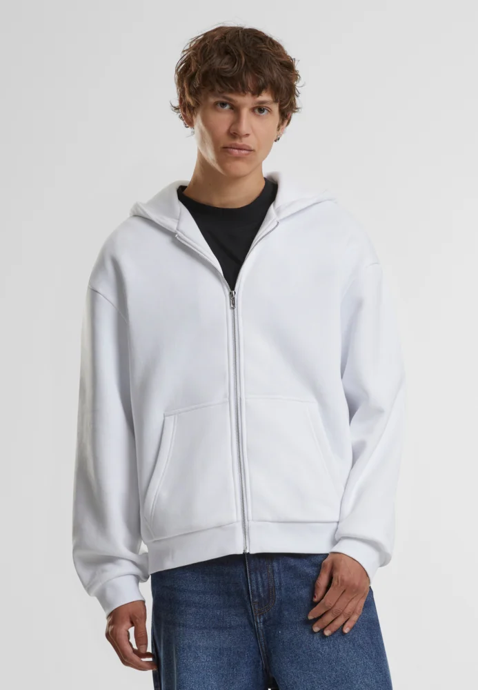 Schwere Herren Kapuzen Sweatjacke "Fluffy"
