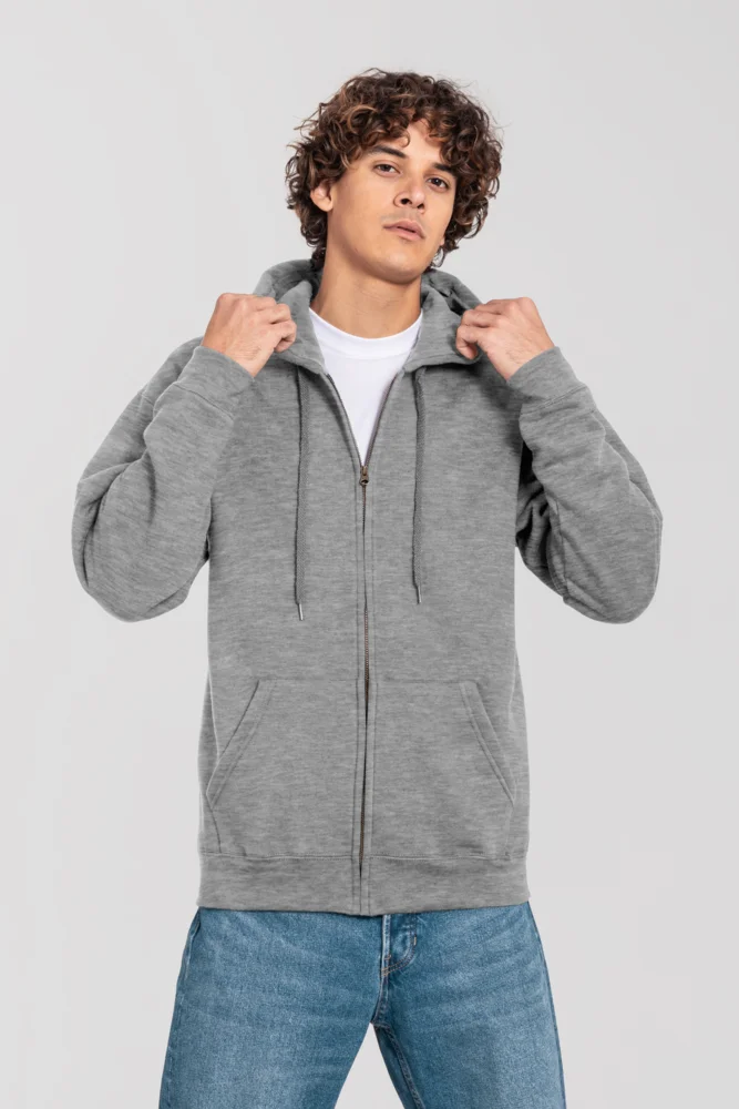 Heavy Hooded Sweat Jacket
