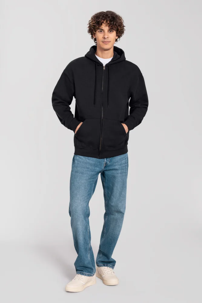 Heavy Hooded Sweat Jacket