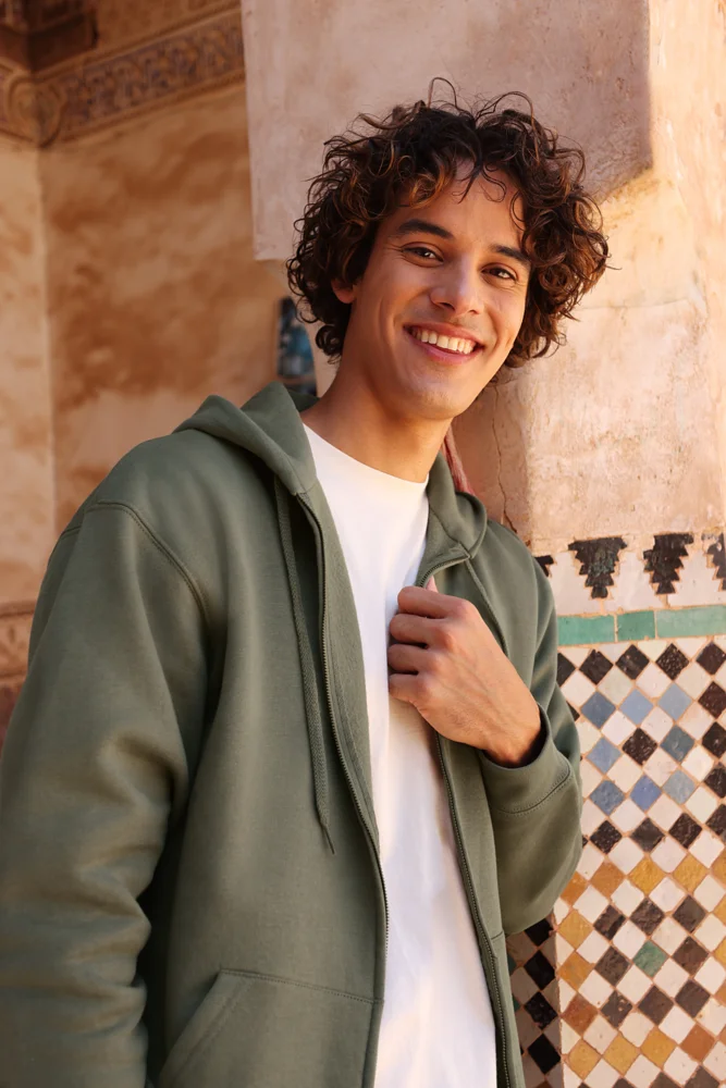 Heavy Hooded Sweat Jacket