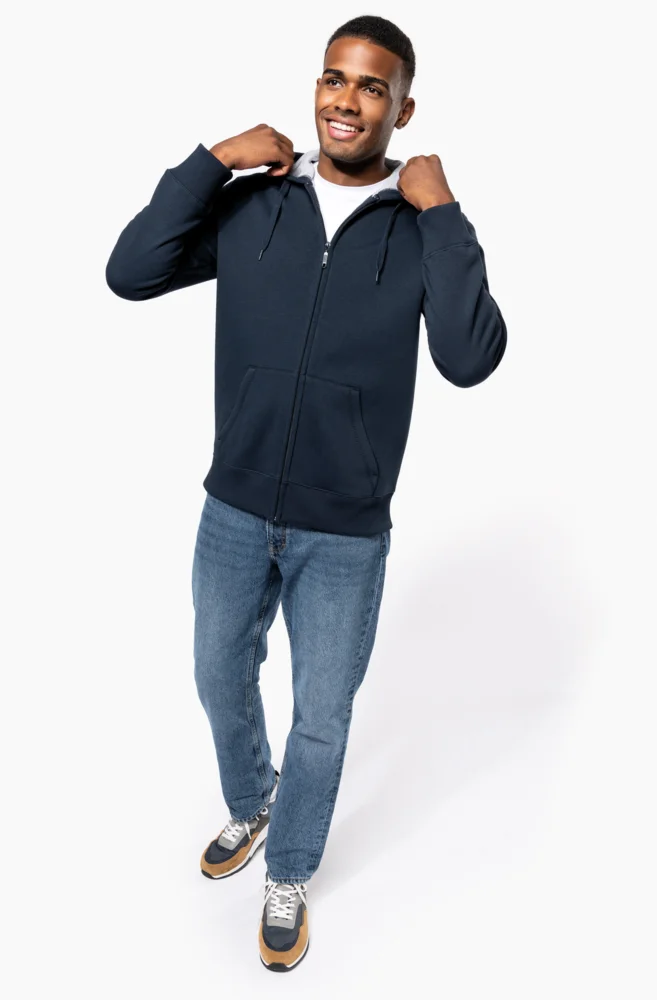 Schwere Kapuzen Sweatjacke