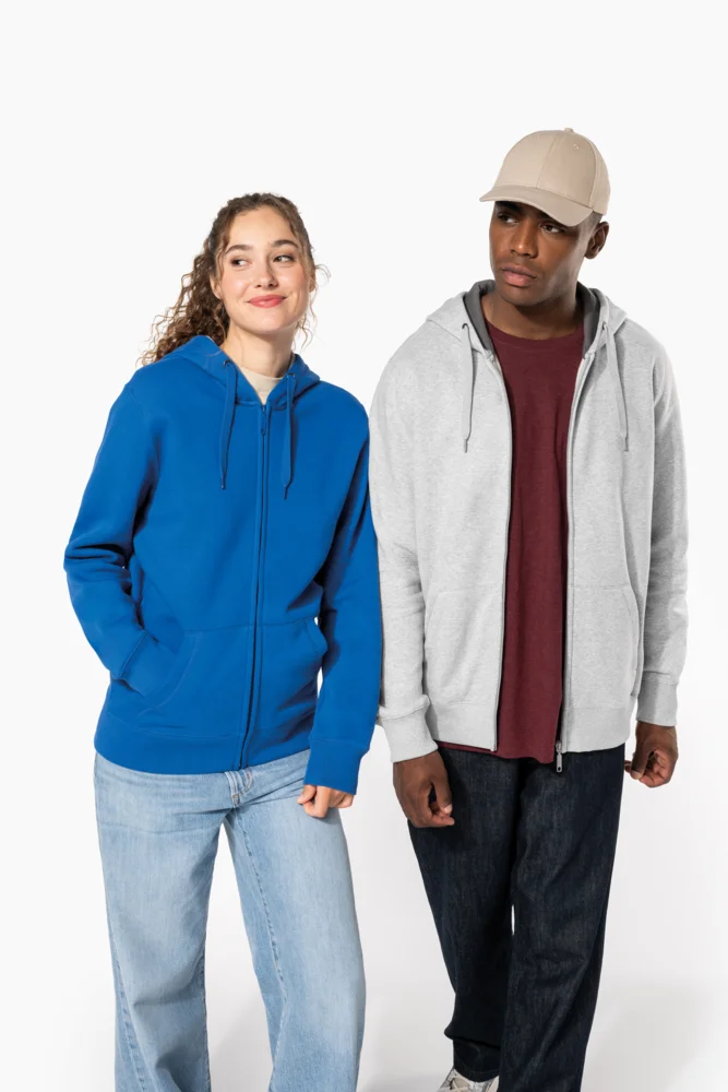 Schwere Kapuzen Sweatjacke