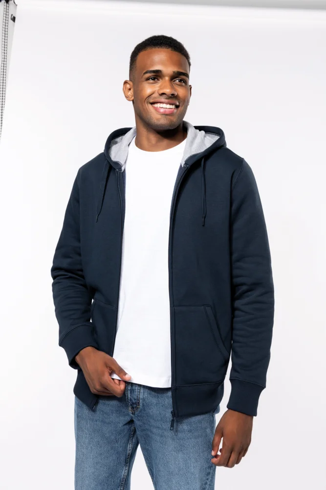 Schwere Kapuzen Sweatjacke