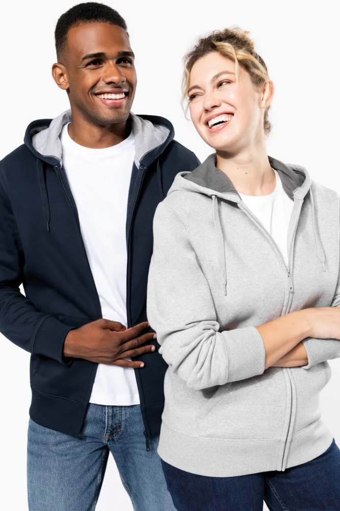 Schwere Kapuzen Sweatjacke
