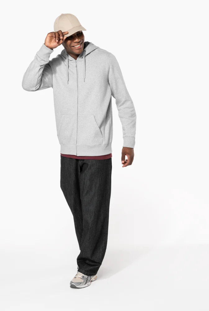 Schwere Kapuzen Sweatjacke