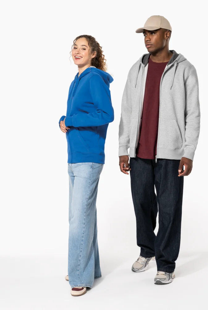 Schwere Kapuzen Sweatjacke