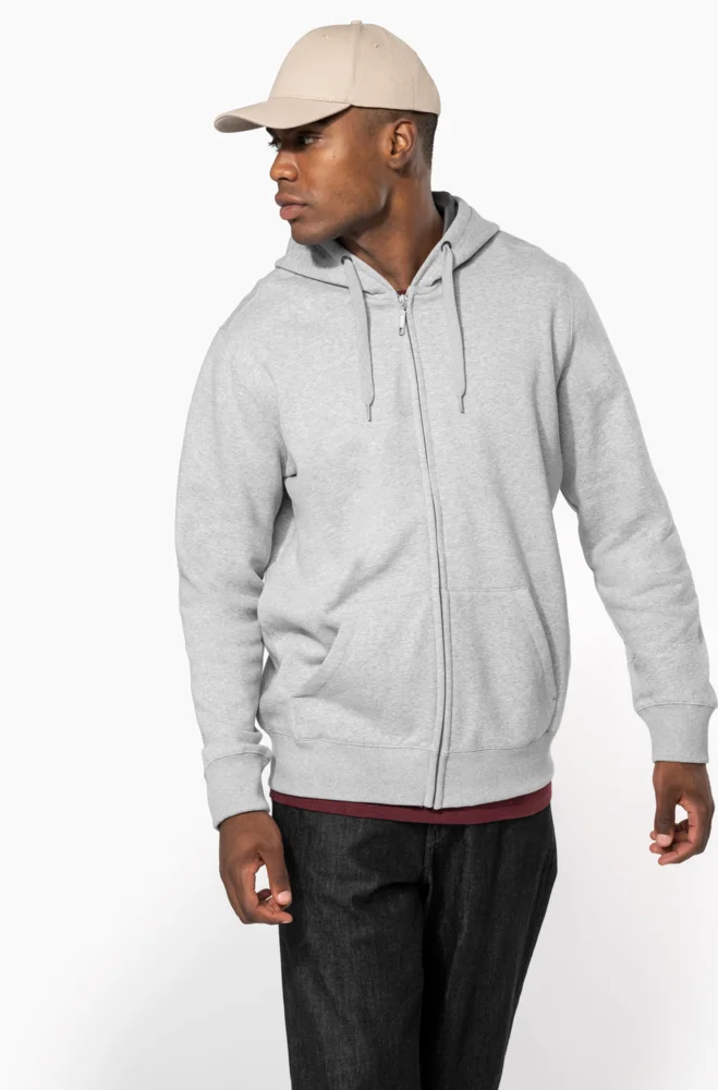 Schwere Kapuzen Sweatjacke