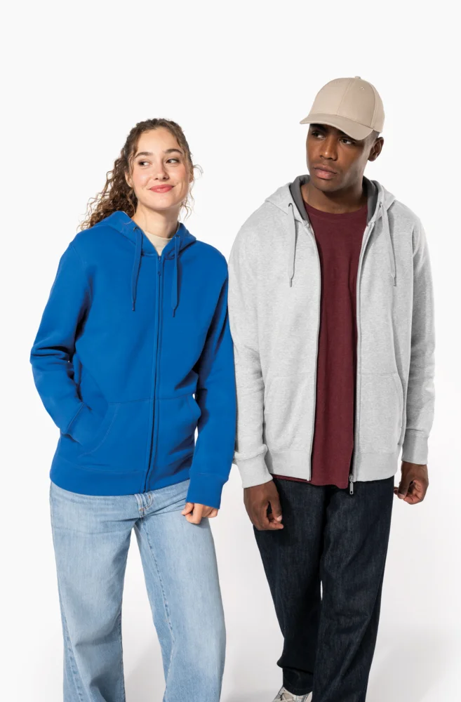 Schwere Kapuzen Sweatjacke