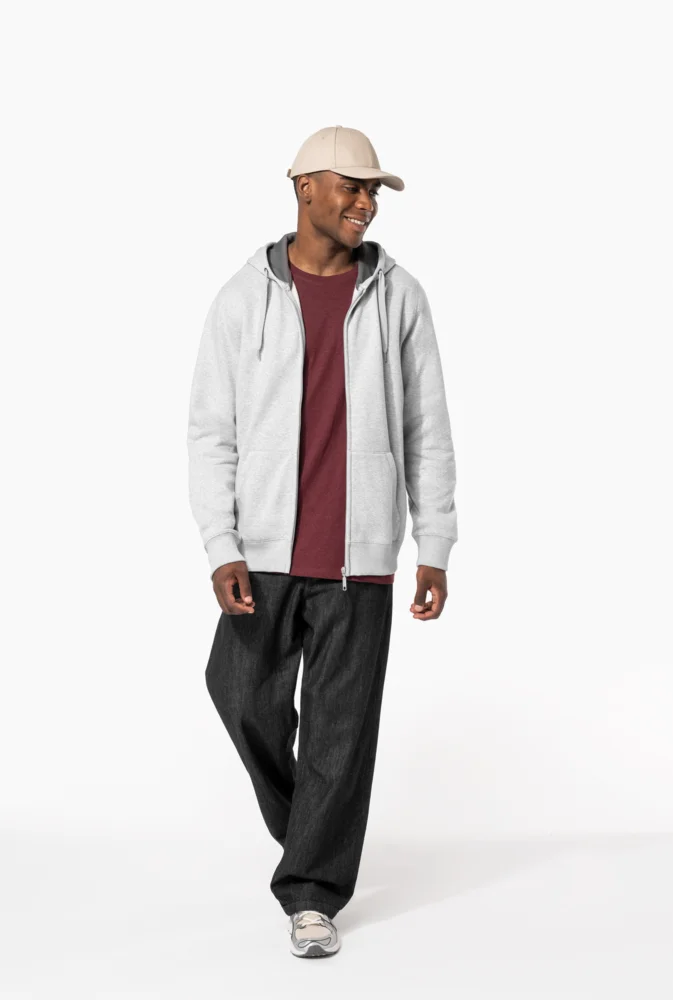 Schwere Kapuzen Sweatjacke