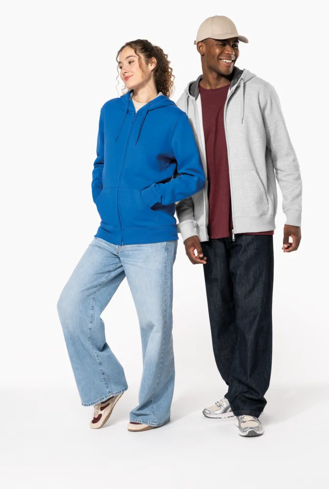 Schwere Kapuzen Sweatjacke