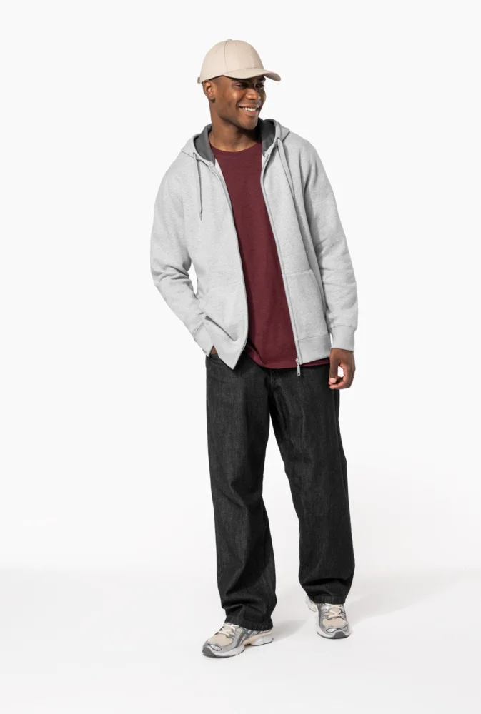 Schwere Kapuzen Sweatjacke