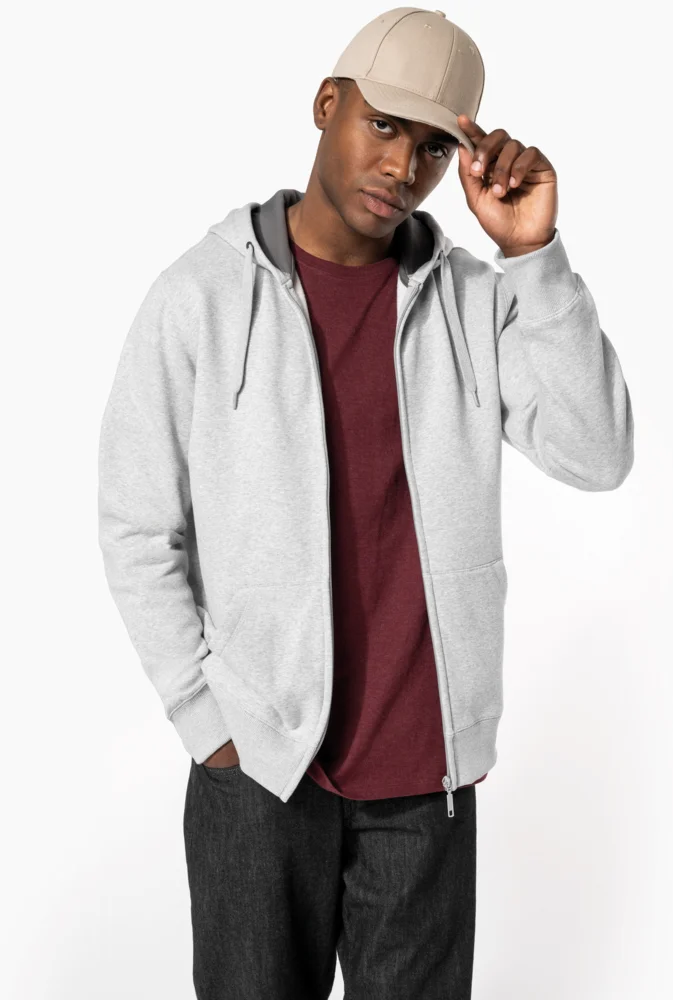 Schwere Kapuzen Sweatjacke