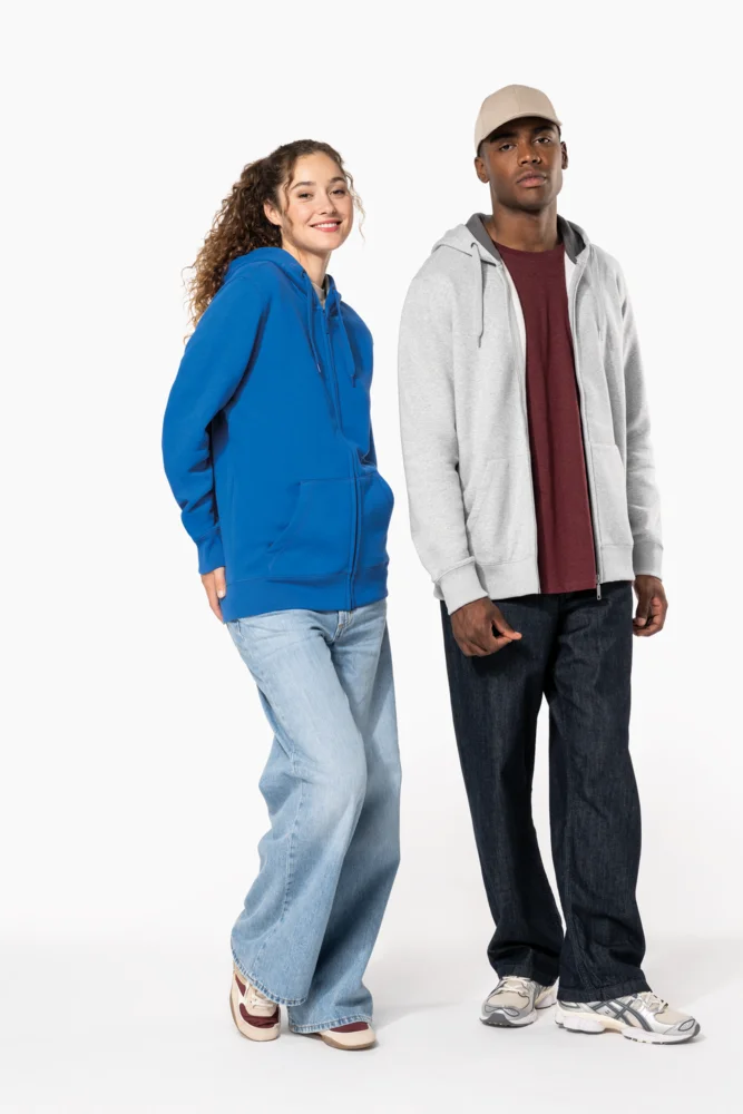 Schwere Kapuzen Sweatjacke